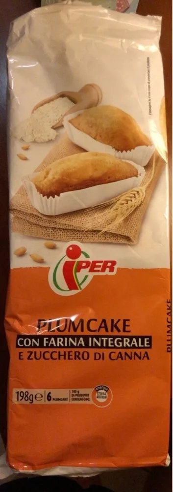 Plum cake con farina integrale