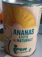 ananas a fette al naturale
