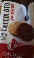 Gallette di mais con cioccolato fondente