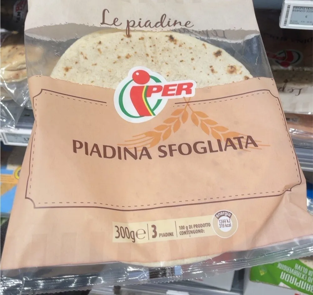 Piadina sfogliata