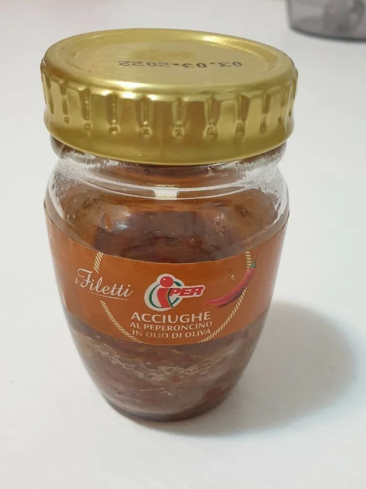 Acciughe al peperoncino