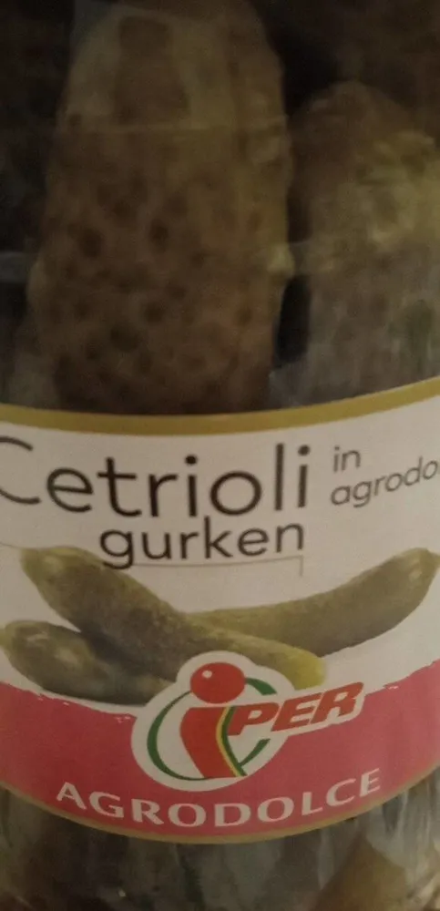 Cetrioli agrodolce iper