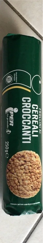 Frollini ai cereali croccanti