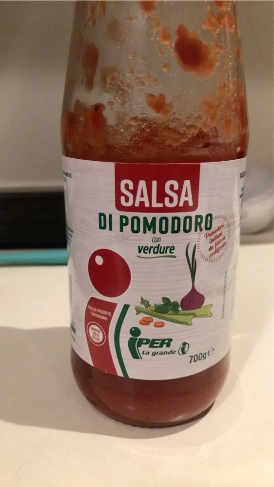 Salsa di pomodoro con verdure
