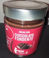 Crema con cioccolato fondente