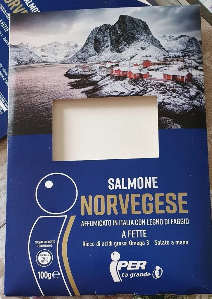 Salmone Norvegese affumicato a fette