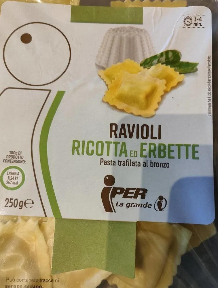 Ravioli Ricotta ed erbette