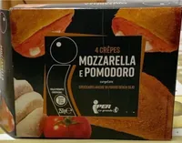 4 crepes mozzarella e pomodoro