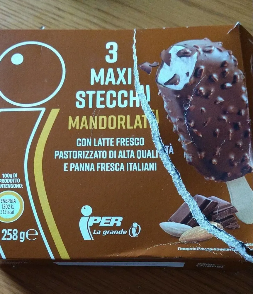 3 Maxi stecchi mandorlati