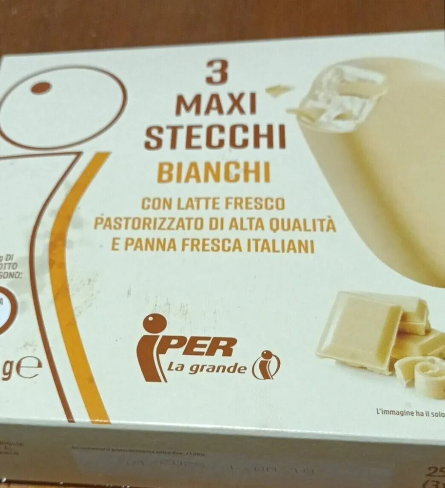 3 Maxi stecchi Bianchi