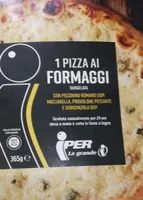 1 pizza ai formaggi