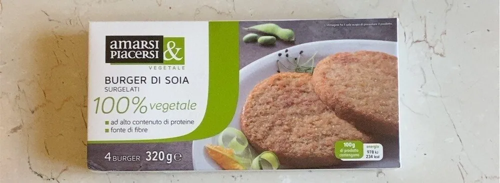 burger di soia surgelati