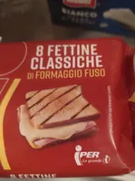 8 fettine classiche di formaggio fuso