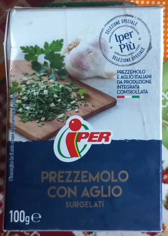 Prezzemolo con aglio Surgelati