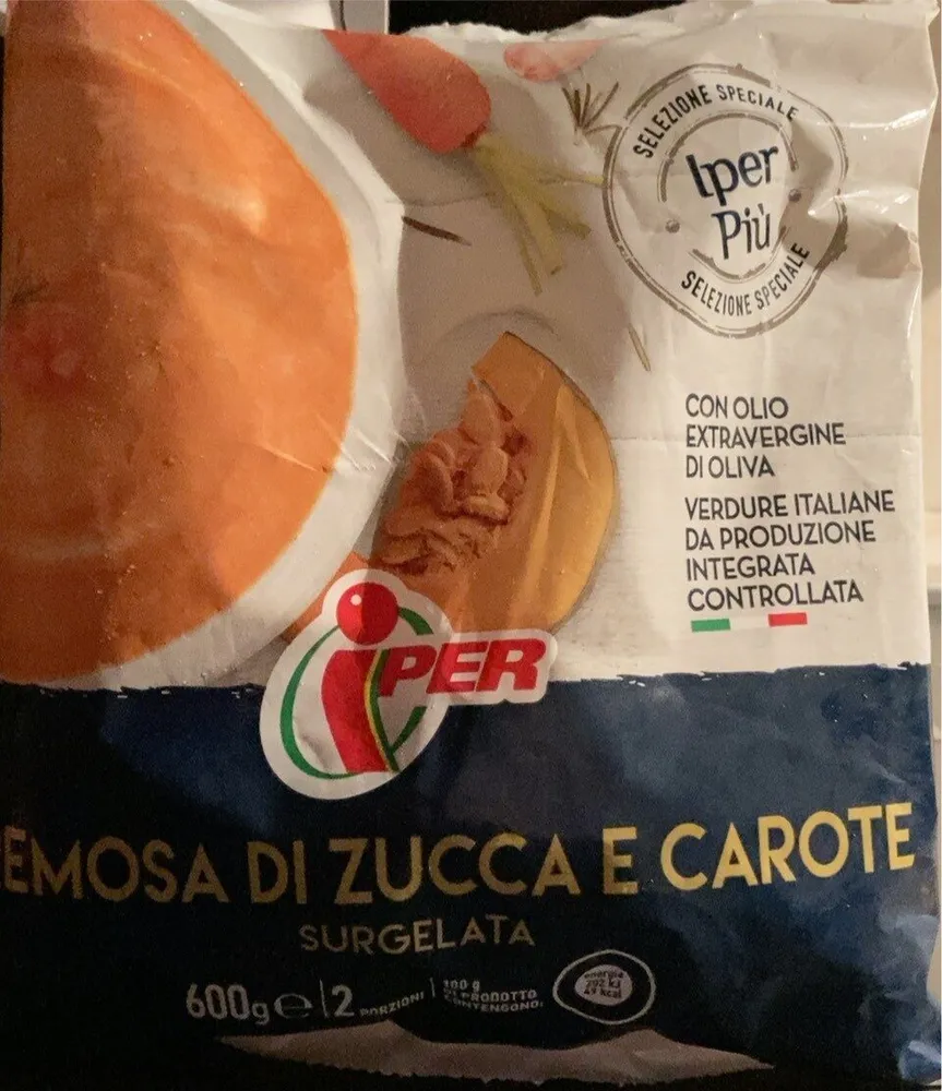 Cremosa zucca e carote
