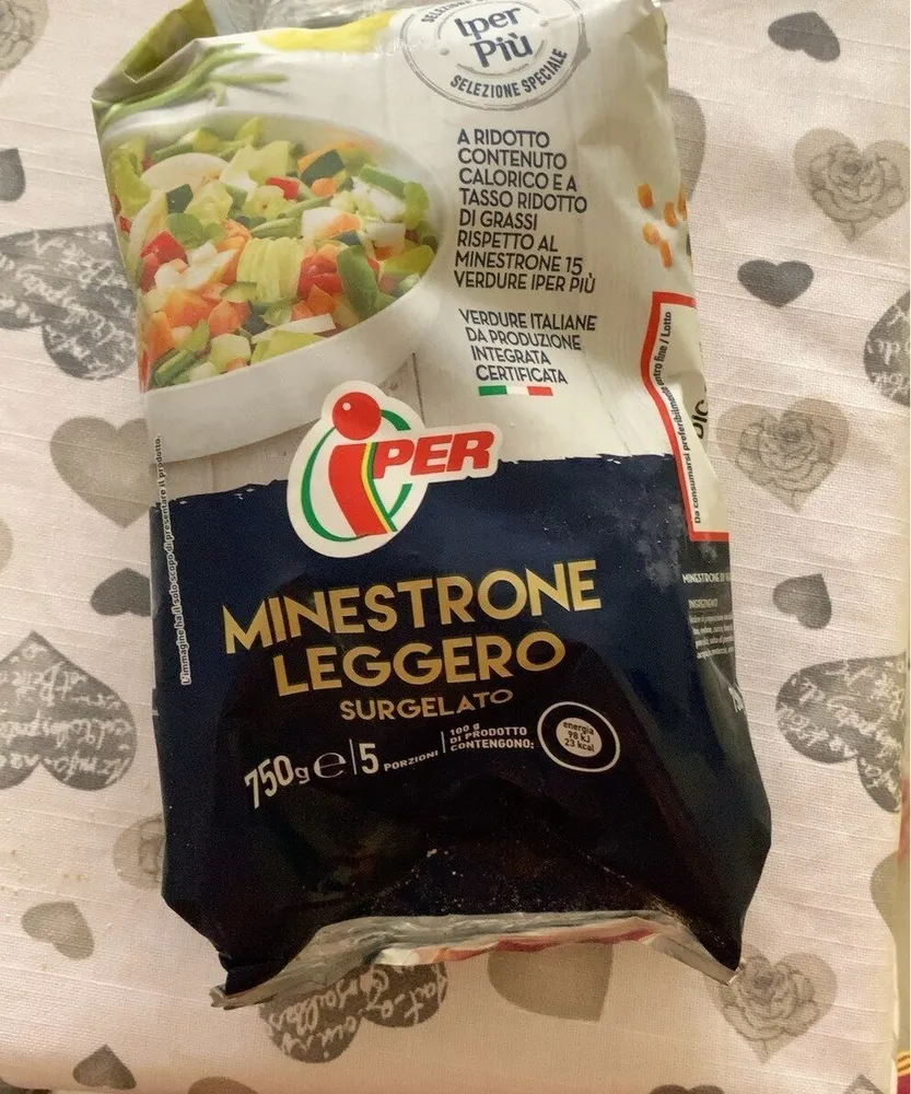 Minestrone leggero surgelato