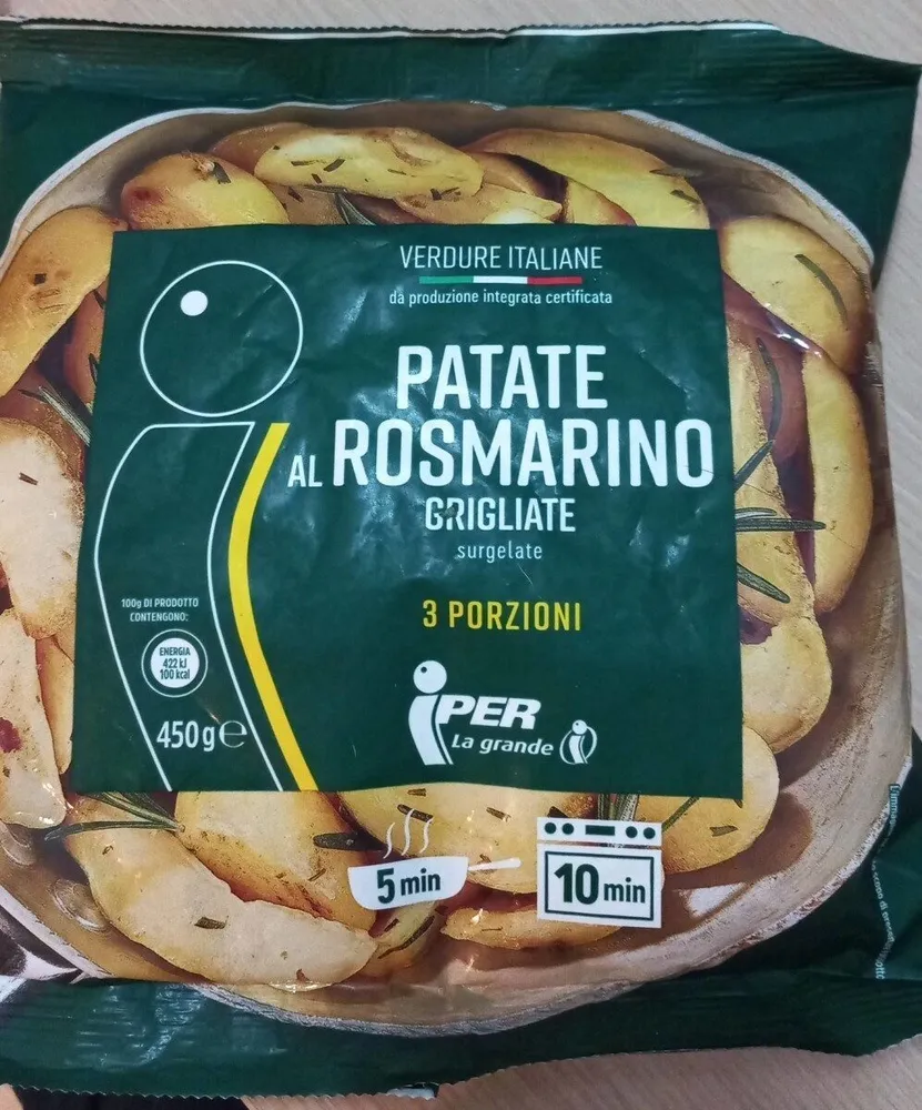 Patate al rosmarino grigliate