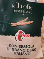 Le trofie pasta fresca con semola di grano duro italiano