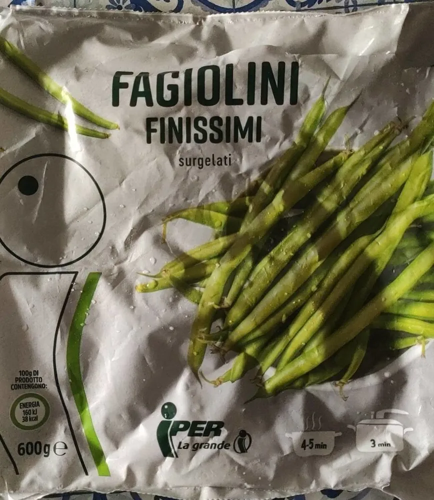 Fagiolini finissimi surgelati
