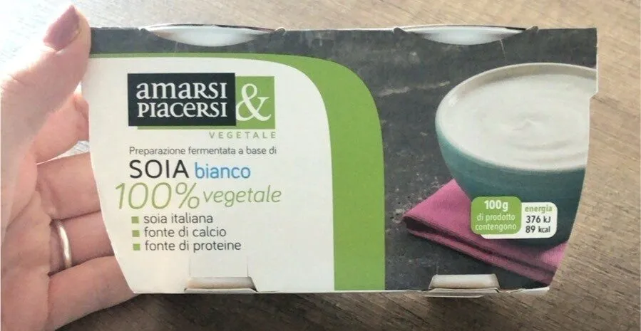 Yogurt soia bianco