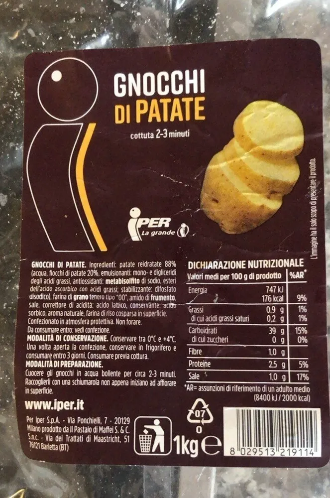 Gnocchi di patate