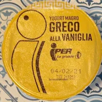 Yogurt magro greco alla vaniglia