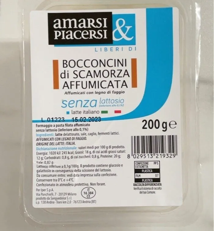 Bocconcini di scamorza affumicata