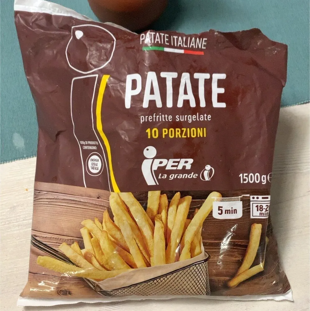 Patate prefritte surgelate