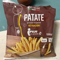 Patate prefritte surgelate