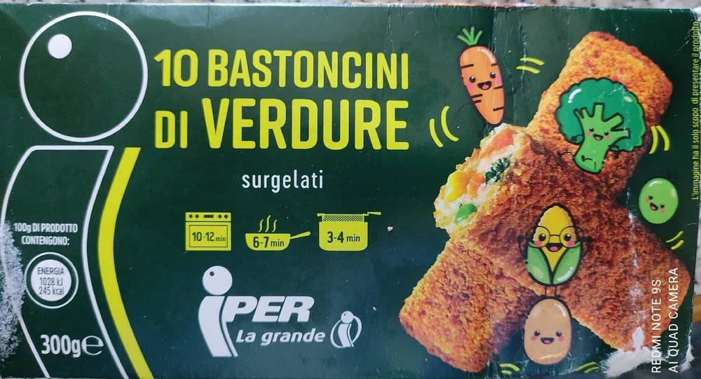 Bastoncini verdure