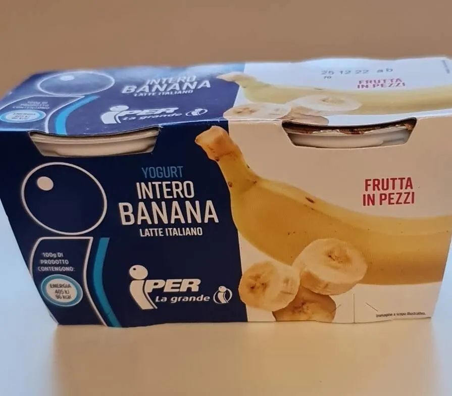 Yogurt intero banana