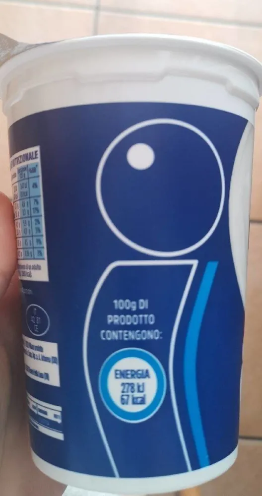 Yogurt intero bianco