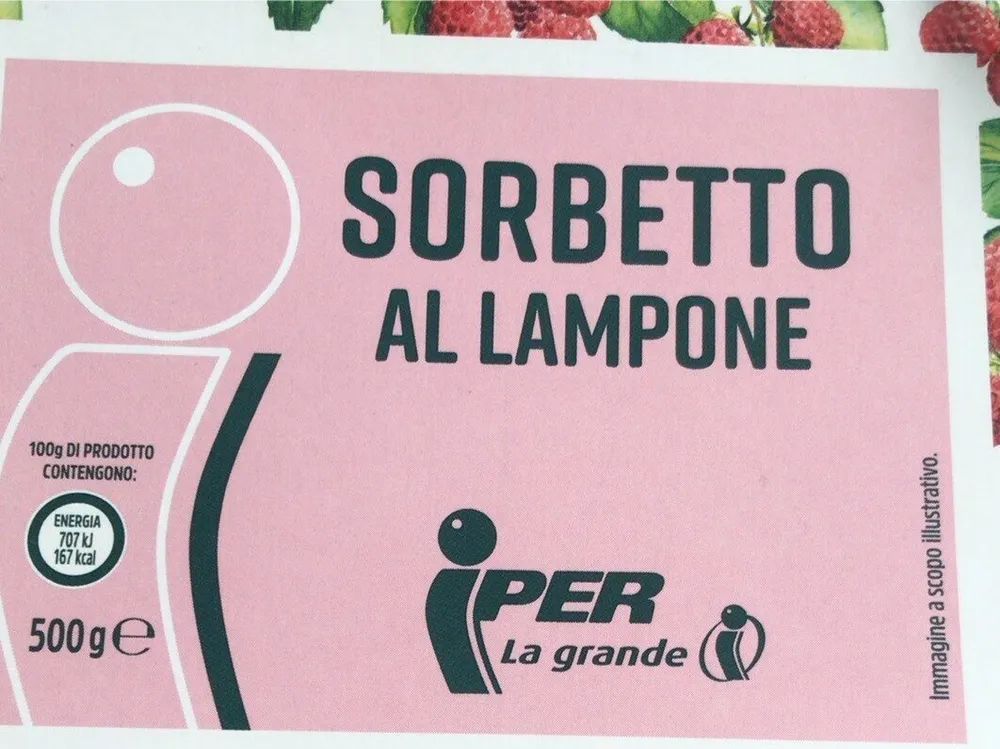 sorbetto al lampone
