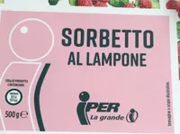 sorbetto al lampone