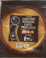 Cremosa di cavolfiore arancione, carote e patate dolci