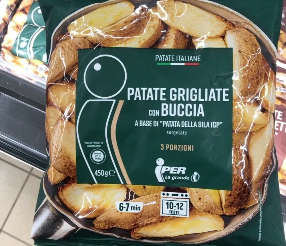 Patate griglite con buccia