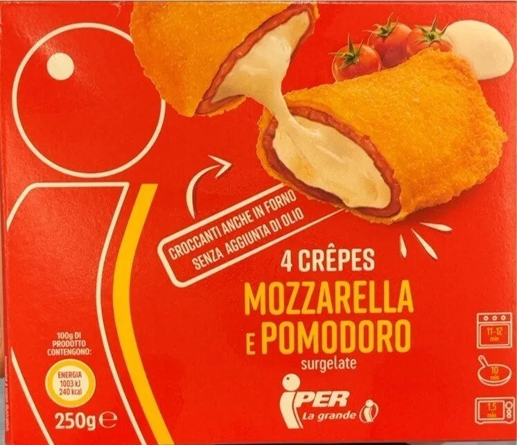 Crepes mozzarella e pomodoro