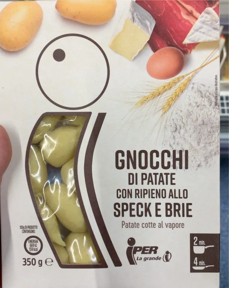 Gnocchi speck e brie