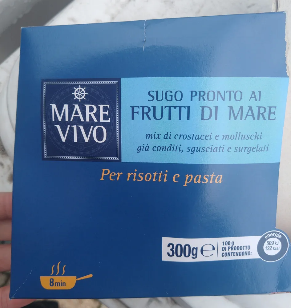 Sugo pronto ai frutti di mare