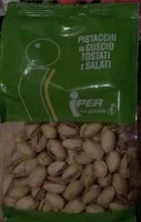 pistacchi in guscio tostati e salati