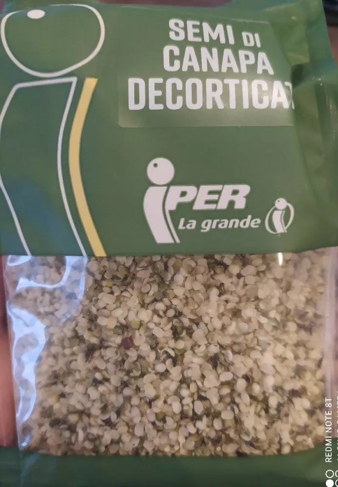 Semi di canapa decorticata