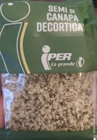Semi di canapa decorticata