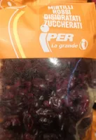 Mirtilli rossi disidratati