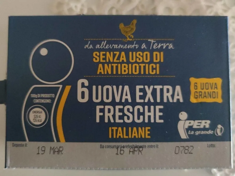 Uova extra fresche
