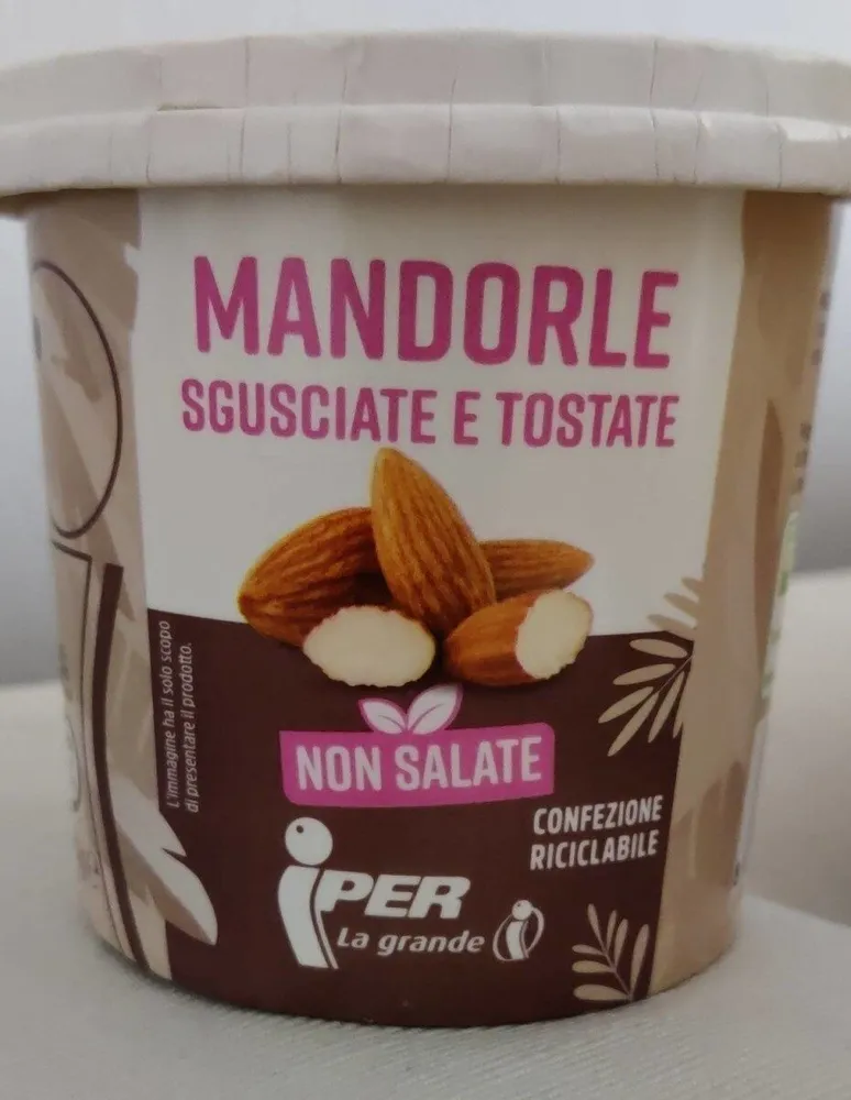 Mandorle Sgusciate e tostate
