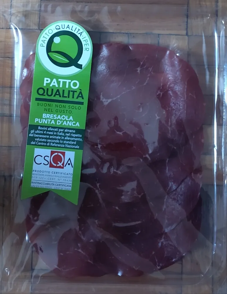 Bresaola punta d'anca patto qualità
