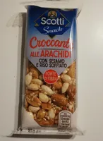 Croccante alle arachidi con sesamo e riso soffiato