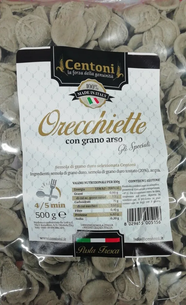 Orecchiette grano arso