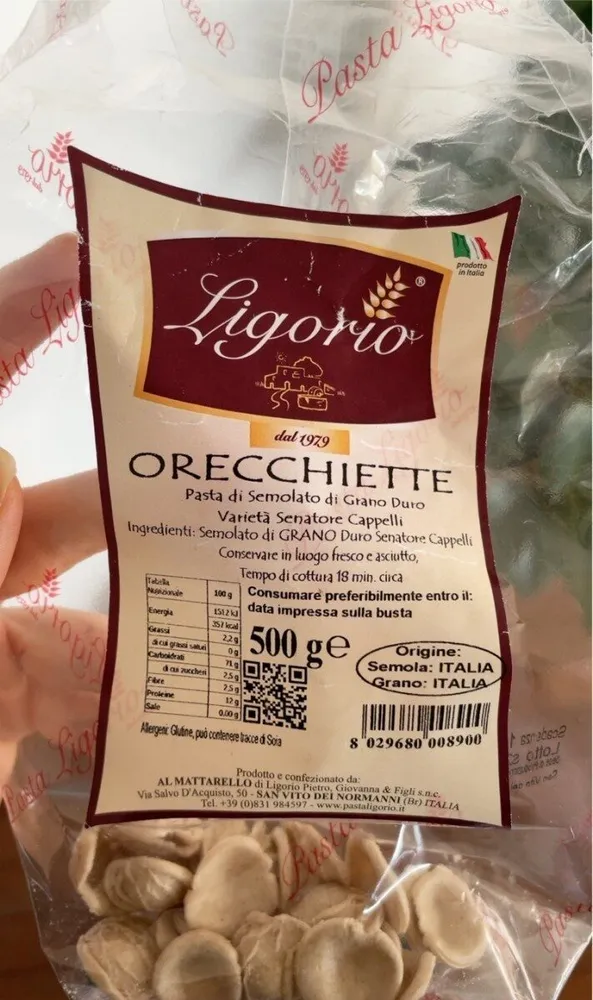 Orecchiette Sentore Cappelli