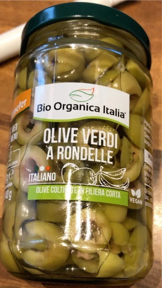 Olive verdi a rondelle